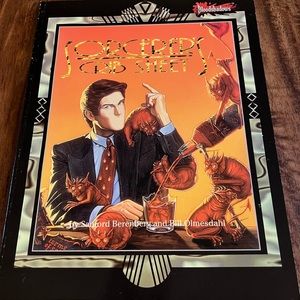 Bloodshadows Sorcerer's Crib Sheet RPG Roleplaying Book West End Games Vintage
